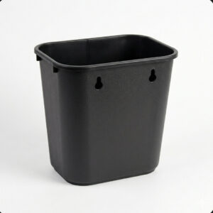 PAPELERO BASURERO 15 LT NEGRO DARC