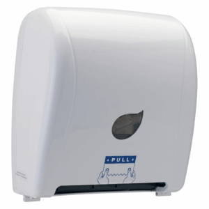 DISPENSADOR DE PAPEL TOALLA AUTOCORTE BOBINA BLANCO DARC