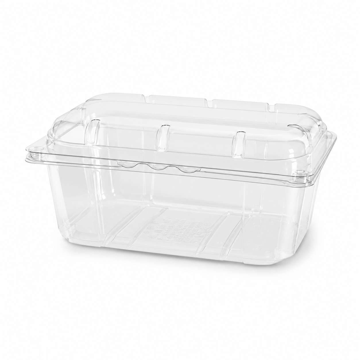 BIOPAK BANDEJA BISAGRADA 16 OZ (500 UNI) TRANSP PET