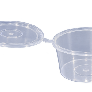PORTION CUP 6 Oz C/TAPA Darc PET CAJA TRANSPARENTE 10X50 500